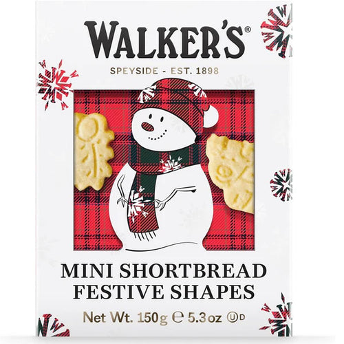 Walker's Mini All-Butter Shortbread Festive Shapes 150g