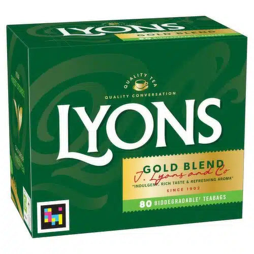 Lyons Gold Blend 80 Teabags
