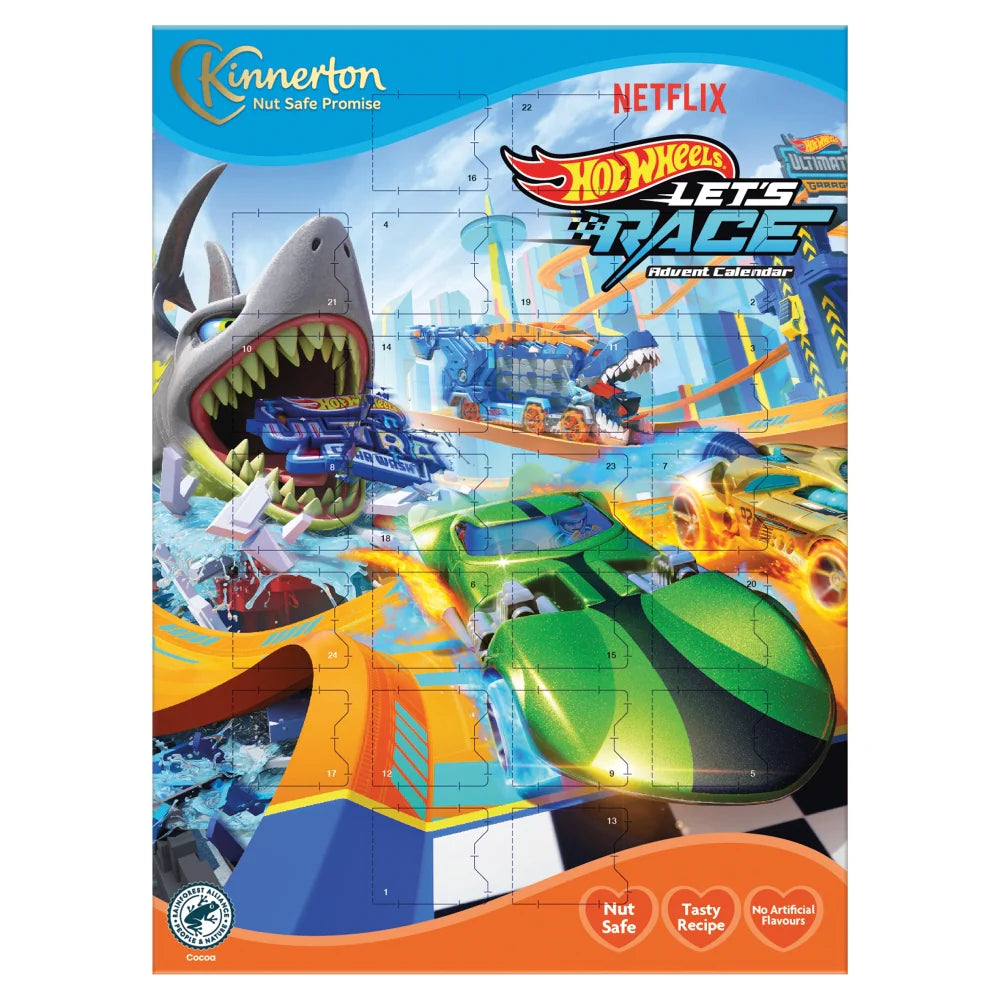 Kinnerton Hot Wheels Advent Calendar 40g
