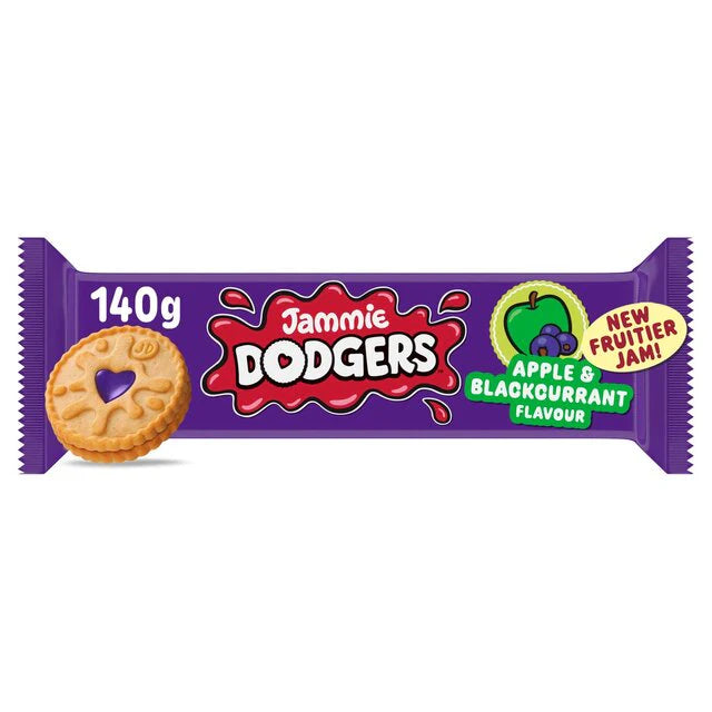 Jammie Dodgers Apple and Blackcurrant 140g