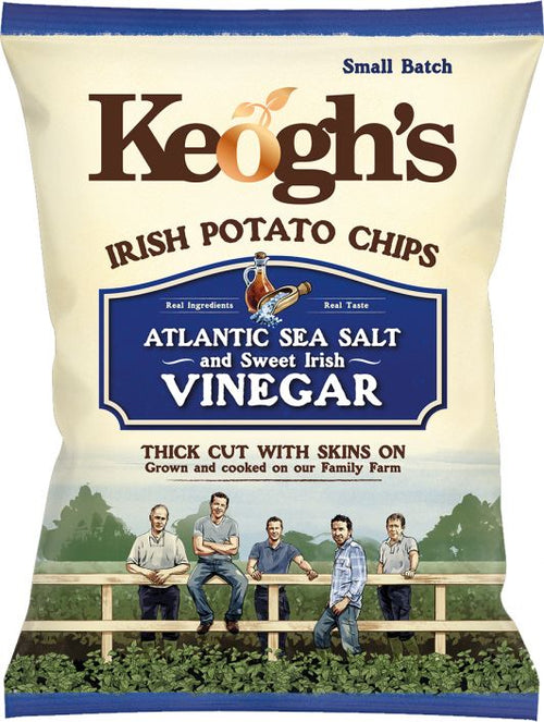 Keogh's Atlantic Sea Salt and Irish Vinegar Crisps 40g