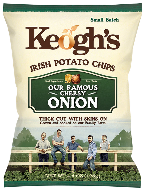 Keogh's Famous Cheesy Onion Irish Potato Chips 40g