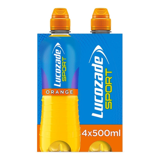 Lucozade Sport Drink Orange 500ML (4pack)