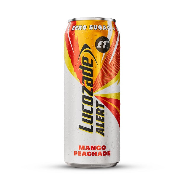 Lucozade Alert Zero Sugar Mango Peachade 500ML
