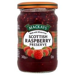 Mackays Scottish Raspberry PRESERVE 340g