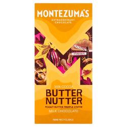 Montezuma Peanut Truffle Bar  Butter Nutter 90g
