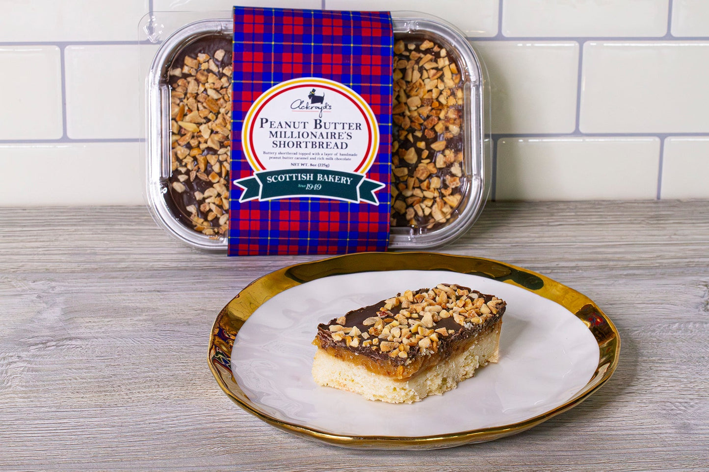 Ackroyd's Peanut Butter Millionaire's Shortbread