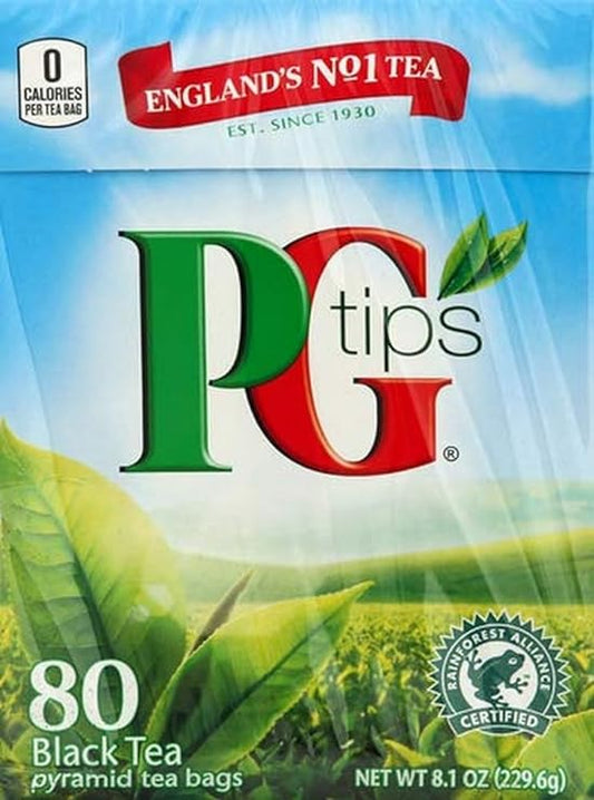 PG Tips Original, (80 teabags) Premium Black Tea