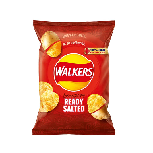 Walkers Ready Salted Crisps 32.5g