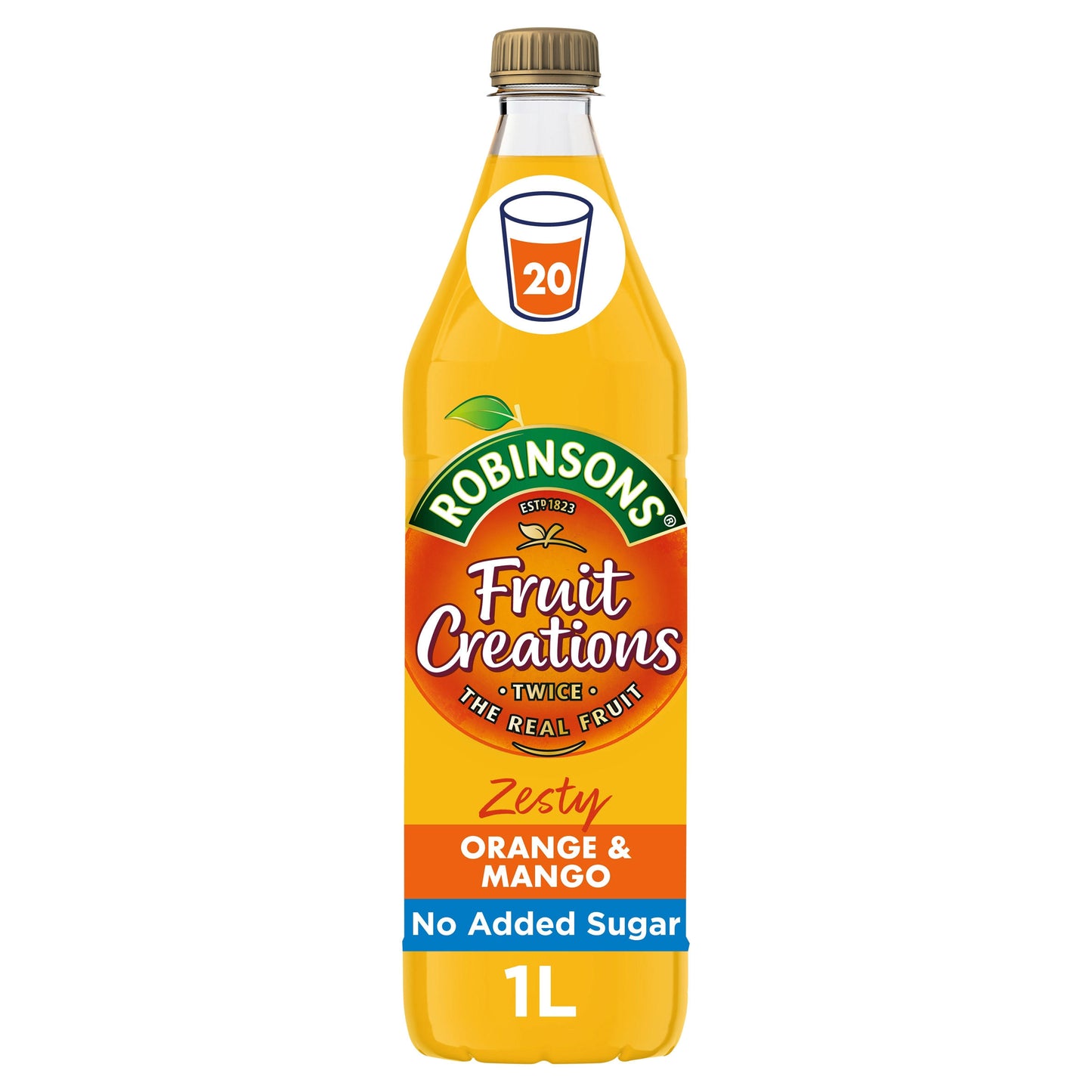 Robinsons Fruit Creations Zesty Orange and Mango 1L
