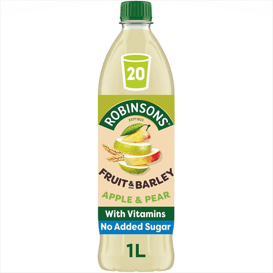 Robinsons Fruit and Barley Apple and Pear 1L (Limited to 2 per order)