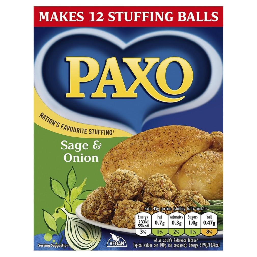 Paxo Sage and Onion Stuffing 170g