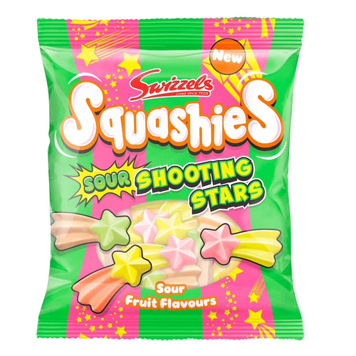 Swizzels Squashies Sour Shooting Stars 100g