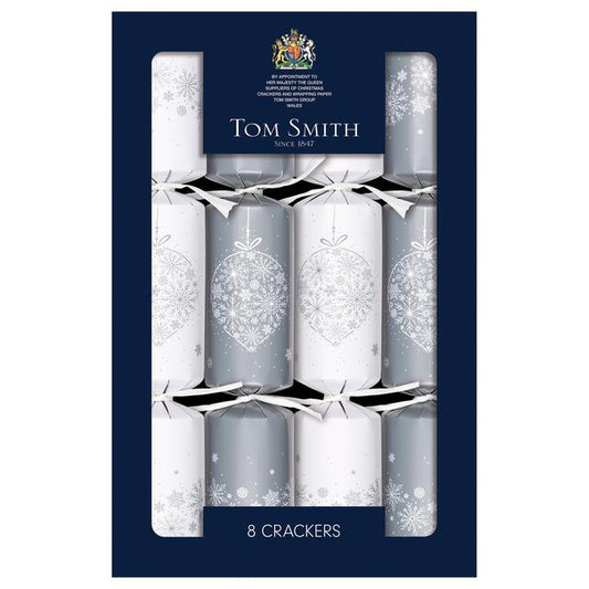 Tom Smith Silver Family Crackers 8pk