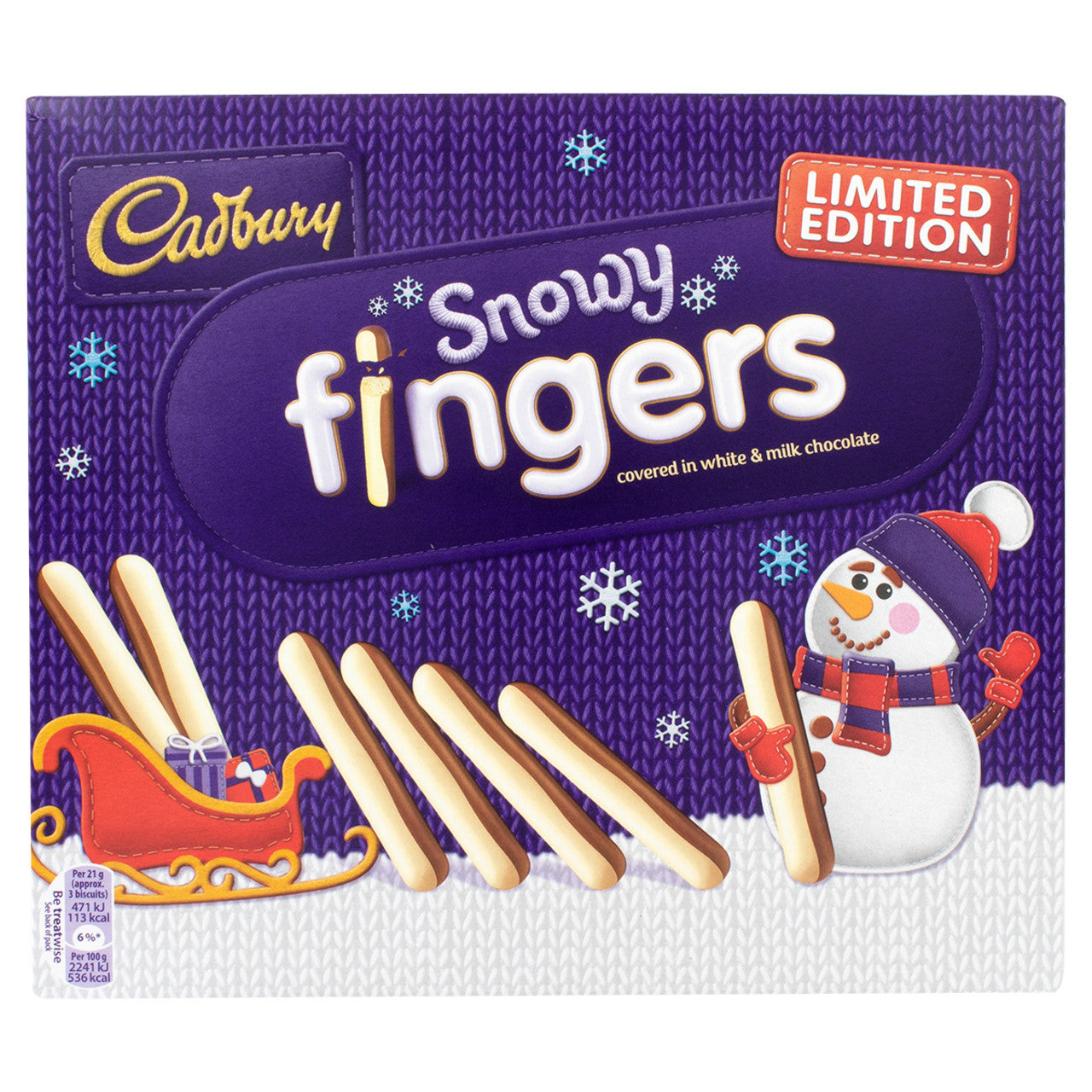 Cadbury Snowy Fingers 115g