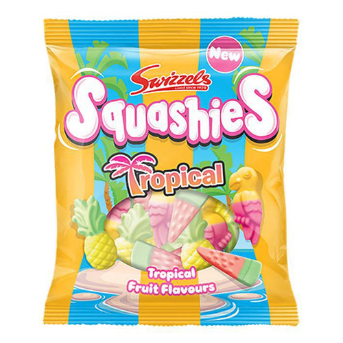 Swizzels Squashies Tropical Fruit Flavors 100g