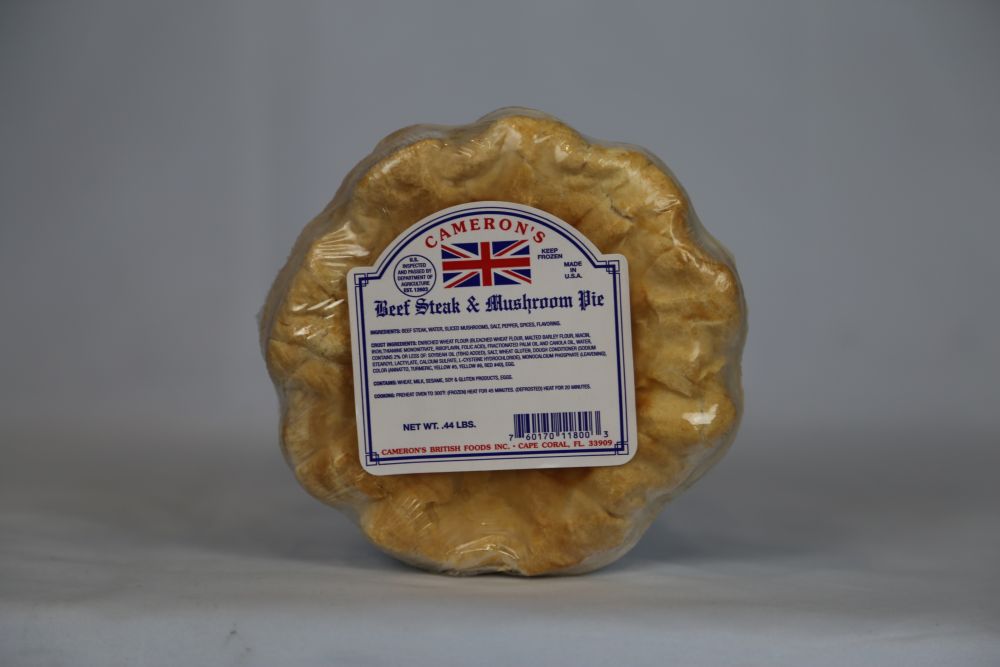 Cameron's Steak and Mushroom Pie (available in store only)