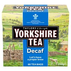 Taylors of Harrogate Yorkshire Tea Decaf 80 Tea Bags