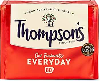 Thompson's Our Favorite Everyday 80 Tea Bags