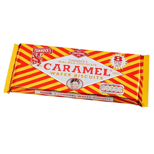 Tunnock's Milk Chocolate Caramel Wafer Biscuits 240g