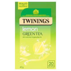 Twinings Lemon Green Teabags 40g