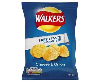 Walkers Cheese and Onion 32.5g (6ct)