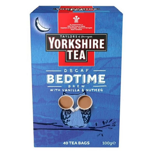 Taylors of Harrogate Yorkshire Tea Decaf Bedtime brew (with vanilla and nutmeg) 40 Tea bags