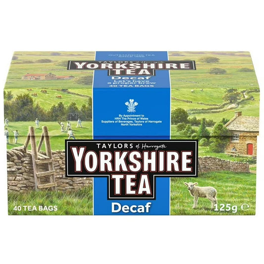 Taylors of Harrogate Yorkshire Tea Decaf (40 Tea Bags)