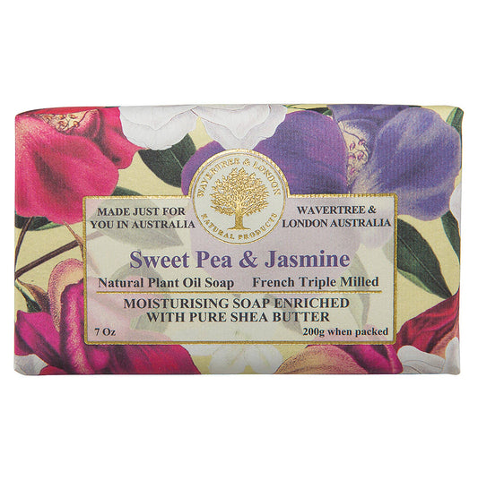 Wavertree & London Sweet Pea & Jasmine Luxury Soap Bars