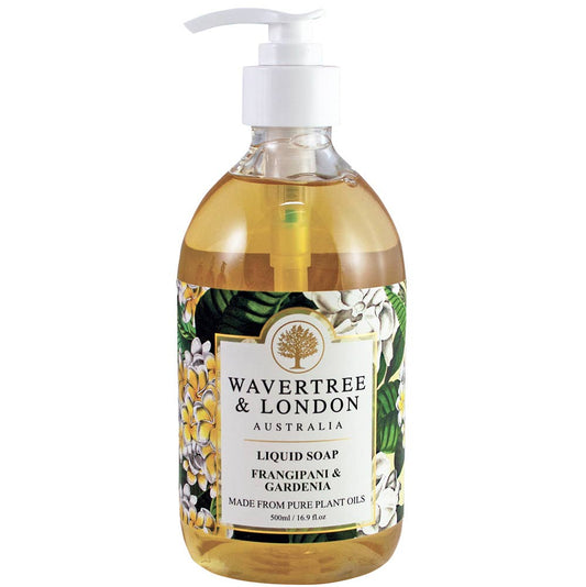 Wavertree & London Frangipani Gardenia Liquid Soap