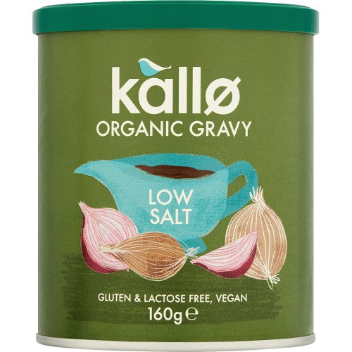KALLO LOW SALT ORGANIC GRAVY GRANULES 160G