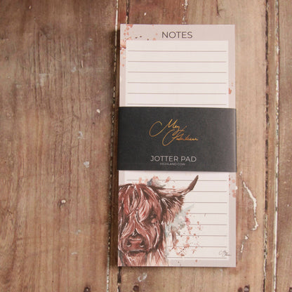 Highland Cow Design Jotter