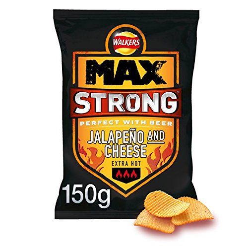 WALKERS MAX JALAPENO & CHEESE 150G