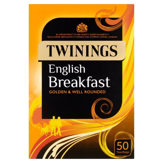Twinings English Breakfast Tea Bags (50 Teabags)